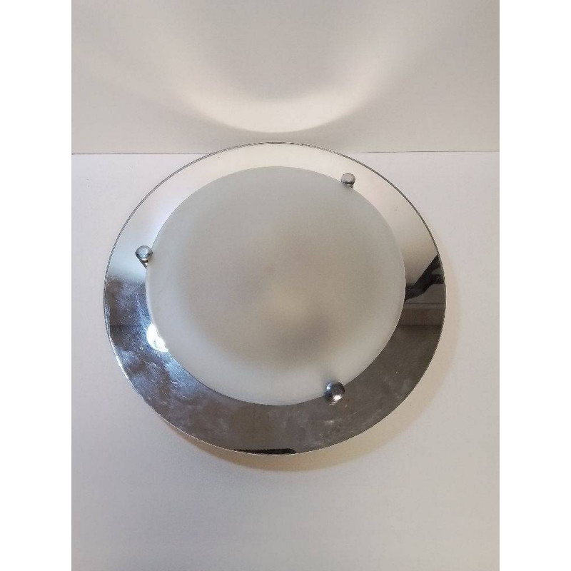 PLAFONNIER ROND MIROIR 
