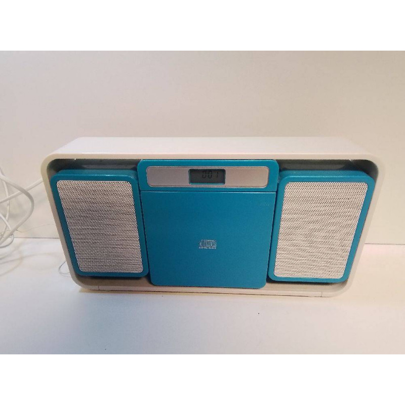 MINI CHAÎNE BIGBEN BLEUE