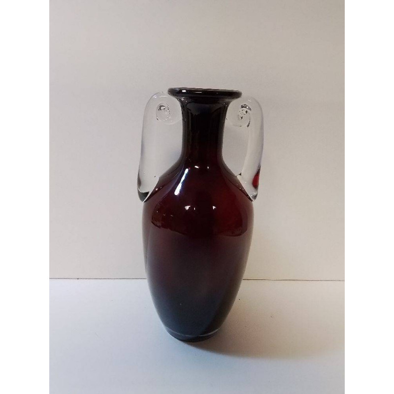 VASE ROUGE STYLE AMPHORE 