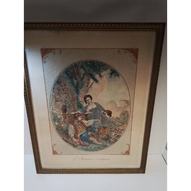 CADRE L’OBEISSANCE RÉCOMPENSÉE 