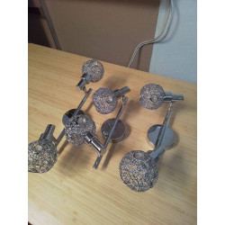 PLAFONNIER MODERNE 2 FEUX 