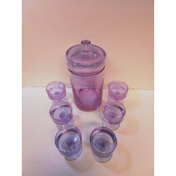 SERVICE A CERISES VIOLET 