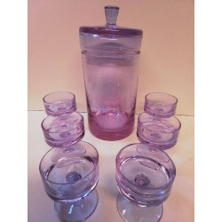 SERVICE A CERISES VIOLET 