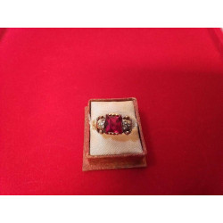 BAGUE TANK ANCIENNE EN OR 