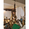 LUSTRE 8 BRANCHES BRONZE