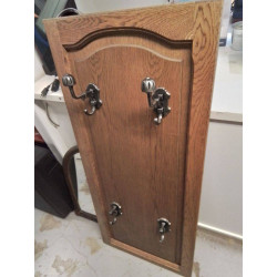 PORTE MANTEAU MURAL CHENE