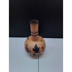 VASE CREILL MOTIF FLEURS 