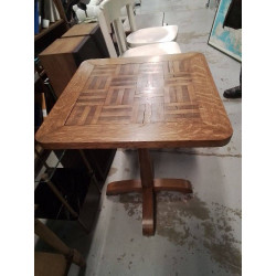 GUÉRIDON CARRÉ CHÊNE 