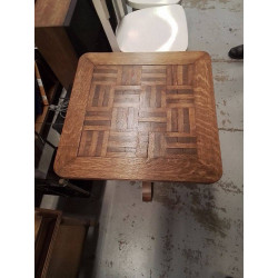 GUÉRIDON CARRÉ CHÊNE 