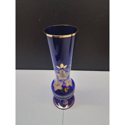 SOLIFLORE VASE BLEU COBALT 