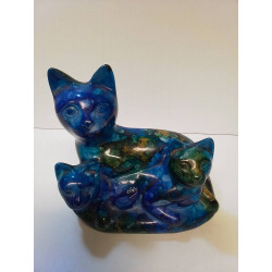FIGURINE DE CHATS CÉRAMIQUE 