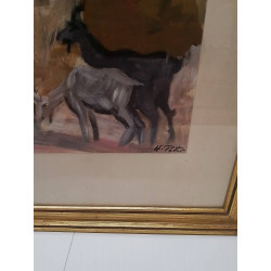 HUILE SUR TOILE SIGNEE H.PETER
