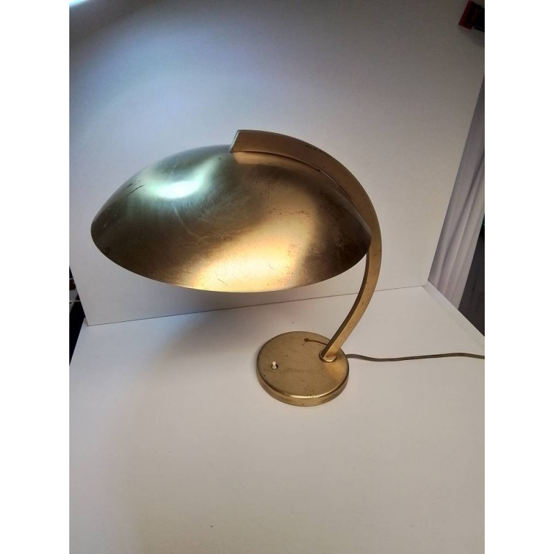 LAMPE A POSER 1950 METAL DORÉ 