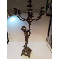 CANDÉLABRE EN BRONZE 