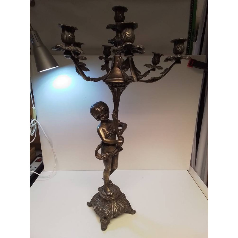 CANDÉLABRE EN BRONZE 