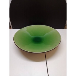 PLAT A FRUIT VERRE CRAQUELÉ GM