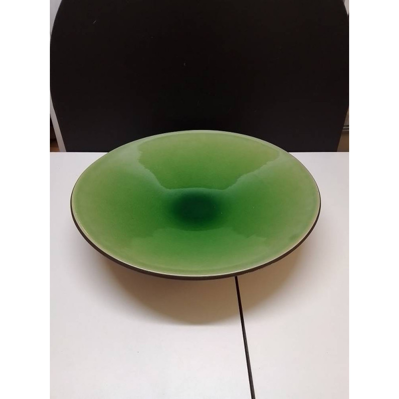 PLAT A FRUIT VERRE CRAQUELÉ GM