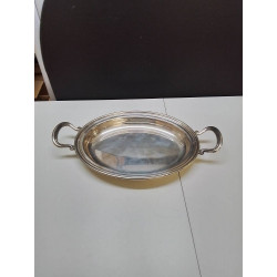 PLATEAU METAL ARGENTÉ 