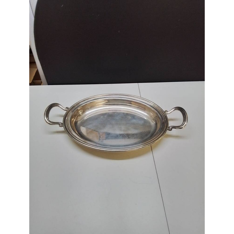 PLATEAU METAL ARGENTÉ 