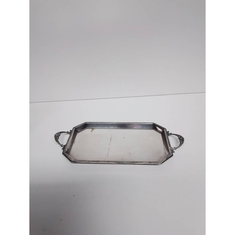 PLATEAU METAL ARGENTE PM