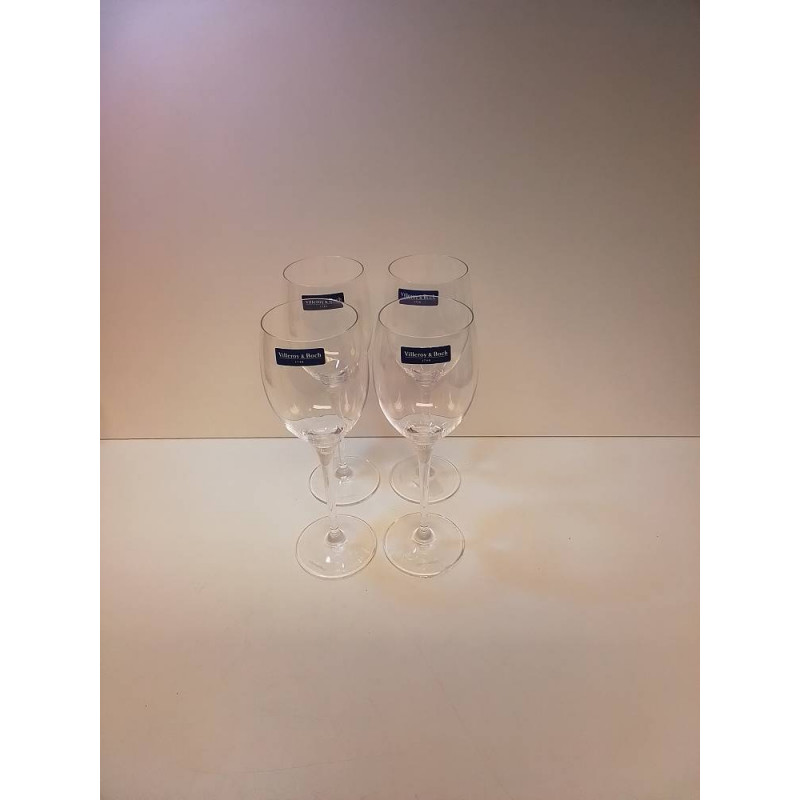 LOT 4 VERRES A PIED VILLEROY ET BOCH 