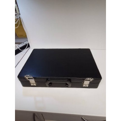 MALETTE EN CUIR NOIR