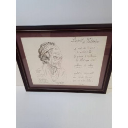 LITHOGRAPHIE DE VOLTAIRE 