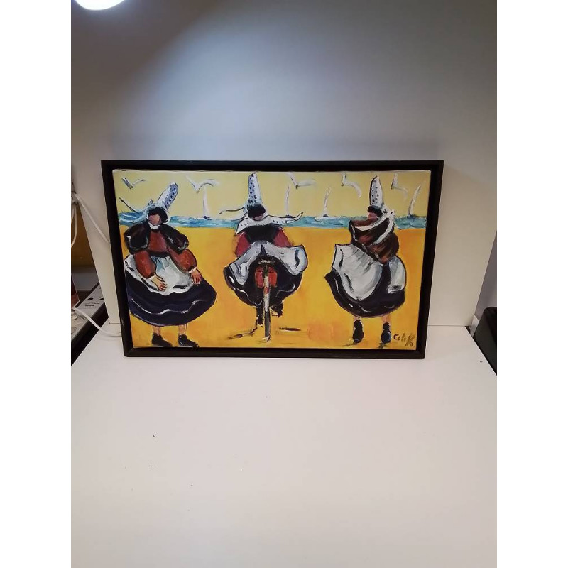 HUILE SUR TOILE SIGNEE