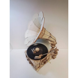 MAQUETTE BOIS GRAMOPHONE 