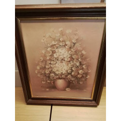 HUILE SUR TOILE BOUQUET...