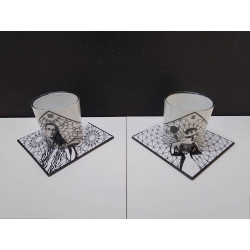 LOT DE 2 PHOTOPHORES BY...