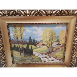 HUILE SUR TOILE MULLER