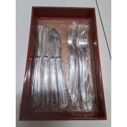 LOT DE COUVERTS INOX