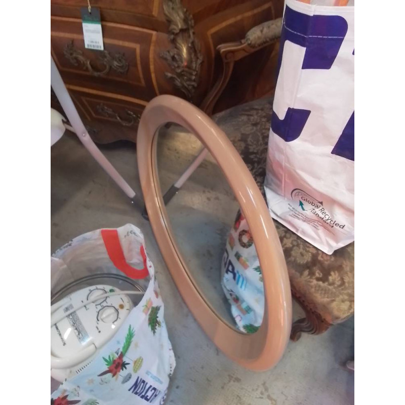 MIROIR OVALE PORCELAINE 