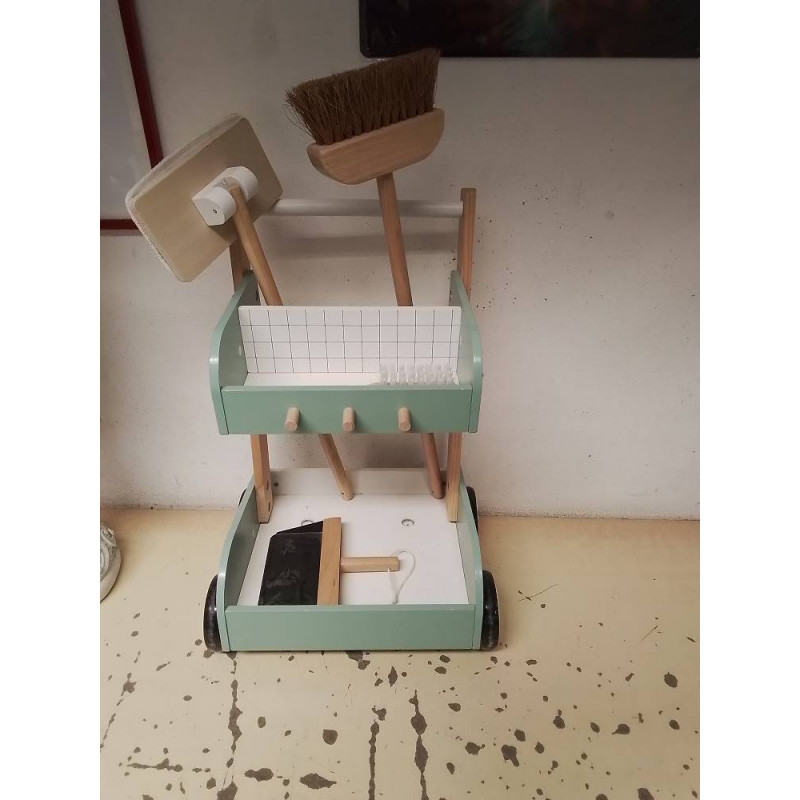 CHARIOT DE MENAGE JOUET ENFANT 