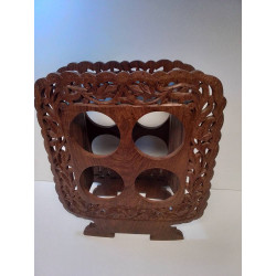 PORTANT BOUTEILLES EN BOIS 