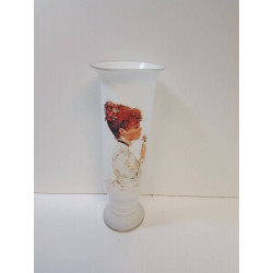 VASE VERRE BLANC