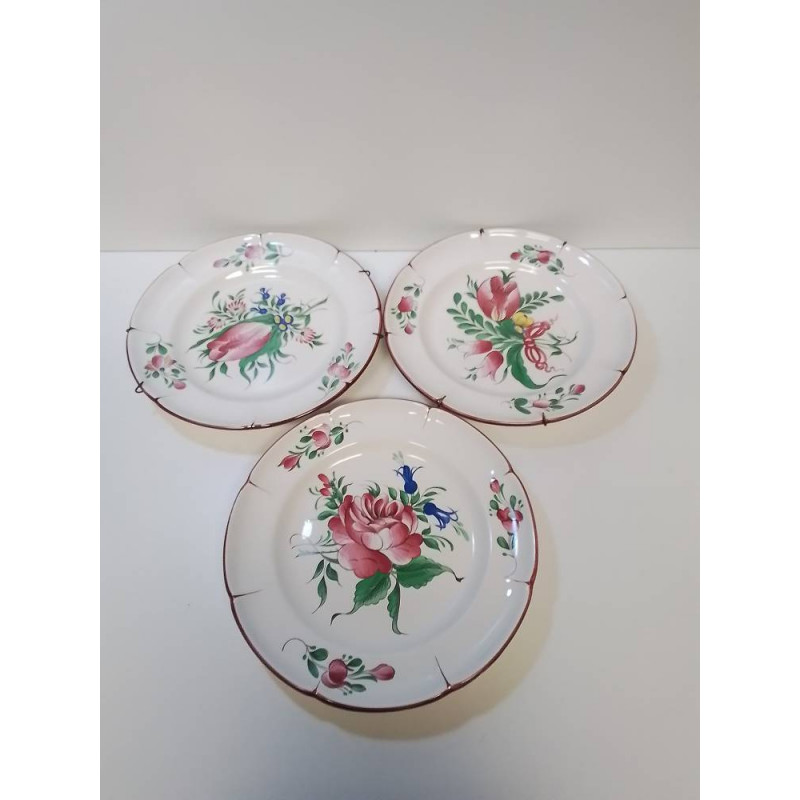 LOT D’ASSIETTES DECO ST CLÉMENT 