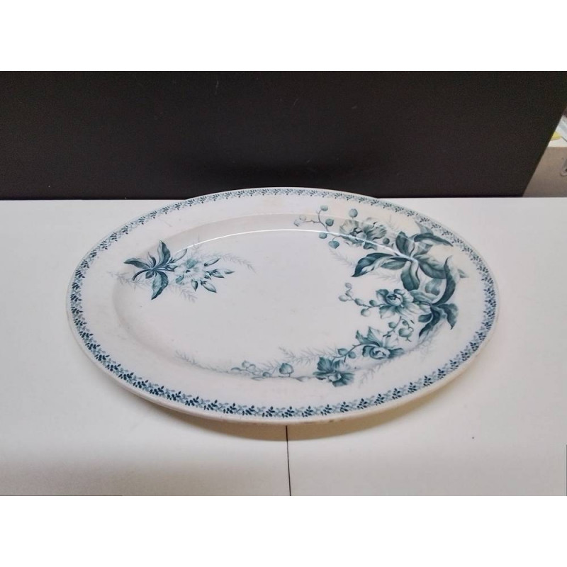 PLAT OVALE VILLEROY ET BOCH EMIN METTLACH 