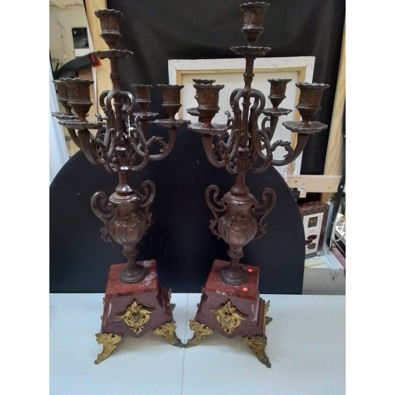 PAIRE DE CANDÉLABRE 