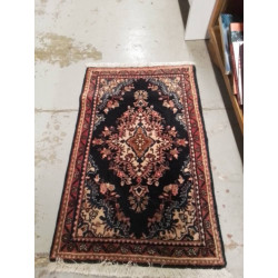 TAPIS LAINE RON BLEU 95X62