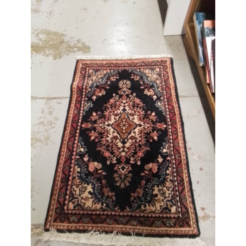 TAPIS LAINE RON BLEU 95X62