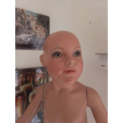 MANNEQUIN ANNEES 40 AVEC SOCLE