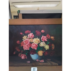 NATURE MORTE SIGNÉE HUBERTY