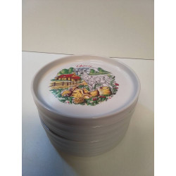 LOT D\'ASSIETTES A FROMAGE...