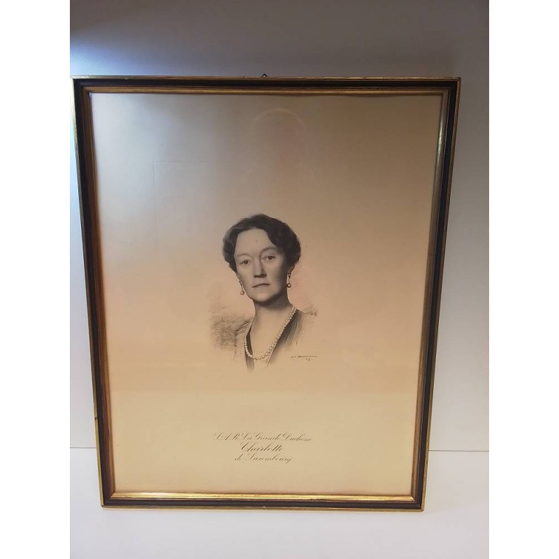 PORTRAIT GRANDE DUCHESSE CHARLOTTE 