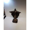 STATUE EN REGULE CHRIST SIGNEE RUFFONI