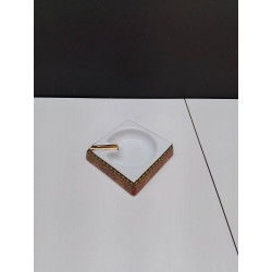 CENDRIER MOTIF FLEURS