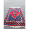 TAPIS LAINE ORIENTAL TON ROUGE 240X160