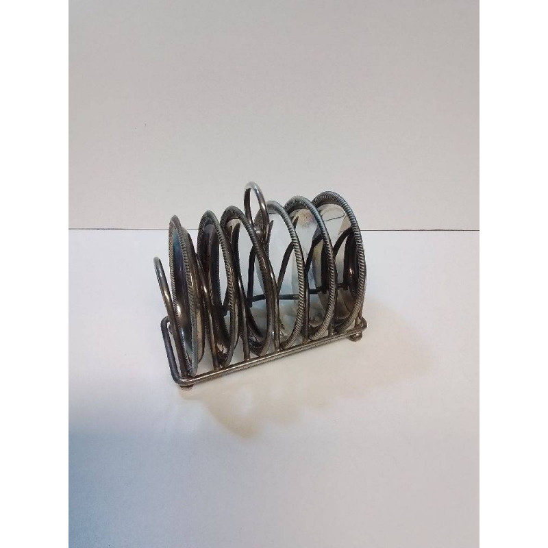 DESSOUS DE VERRE METAL ARGENTÉ 